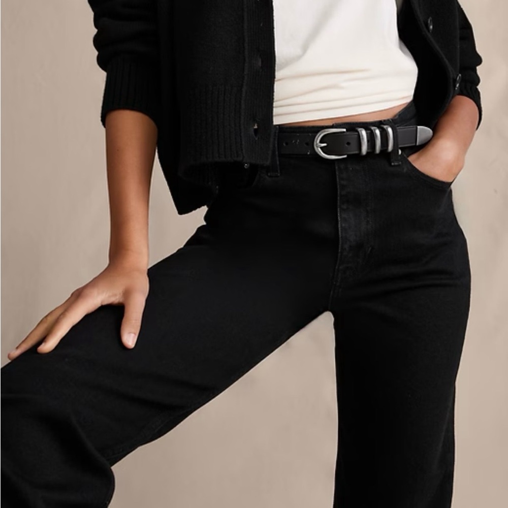 Banana Republic High Rise Black Jeans size 30